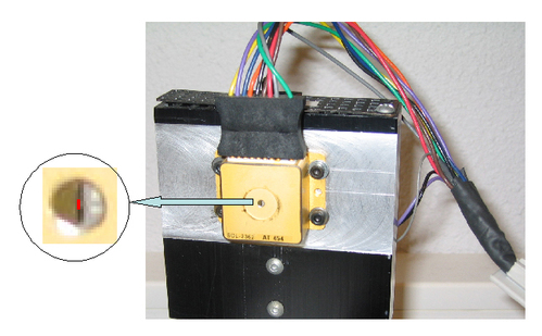 
   
    Figure E7 : Photo du boîtier de la diode laser.
   
  
